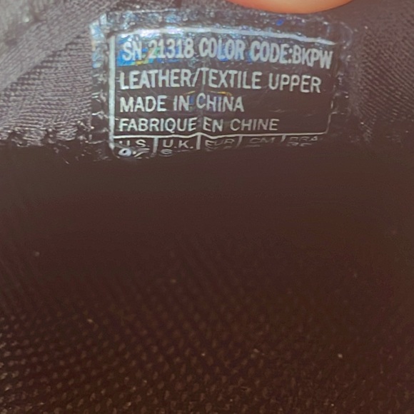 Skechers Bikers Point Sneakers Size 9.5 Black Suede Leather Slip On - Picture 7 of 7